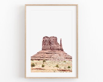 Southwestern Desert Art Print: Boho Mountain Landscape (Digital Download)