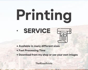Photography Art Printing Service: Archival Paper or Canvas