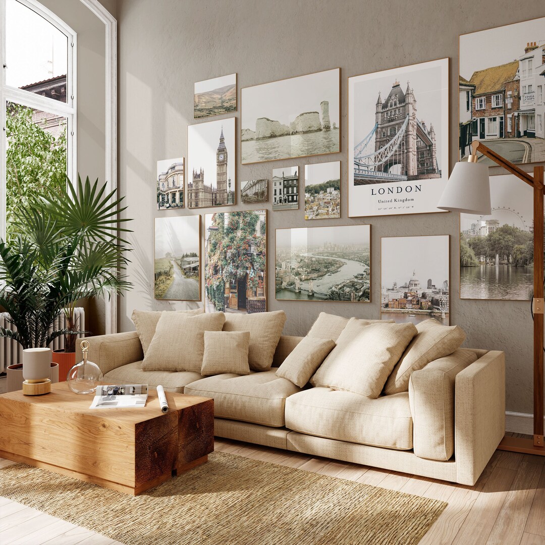 England Gallery Wall Set of 14, Nature Wall Art, Botanical Art Print ...