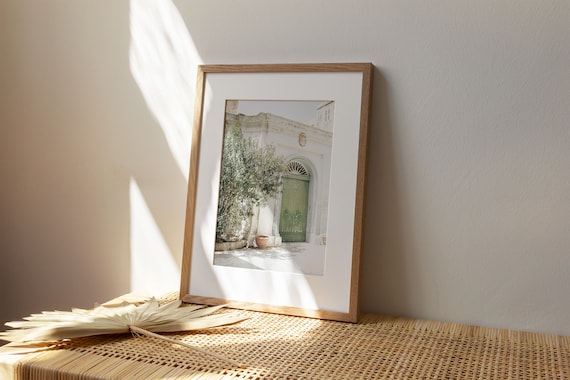 Italy Wall Art Set: Olive Tree, Green Door Photography (digital