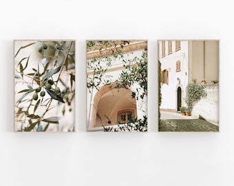 Italien Print Set: Toskana Dorf Fotografie (Digitaler Download)