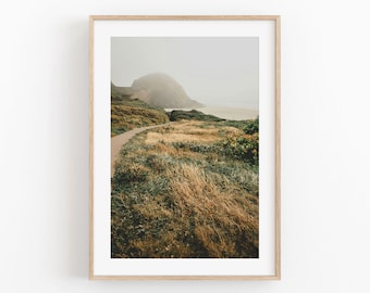 Nature Art Print, Instant Art, Home Decor, Landscape Print, Grass Art Print, Forest Wall Art, Mountain Poster, Travel Art Print