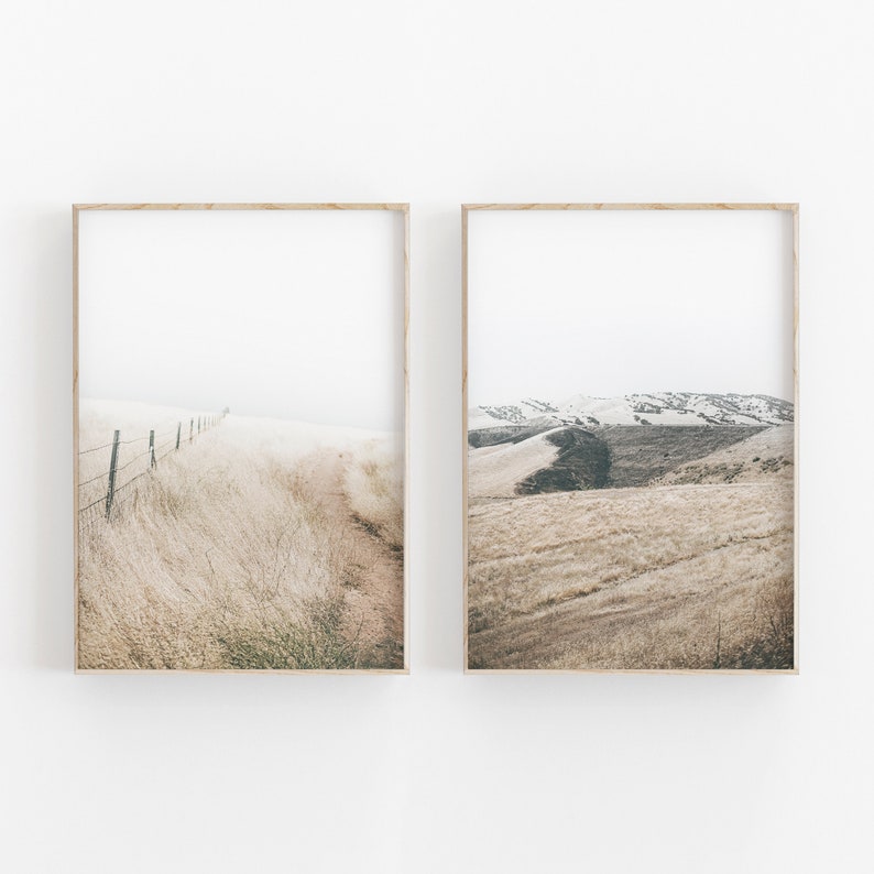 Nature Print Set of 2 Photography Instant Art Nature Wall - Etsy