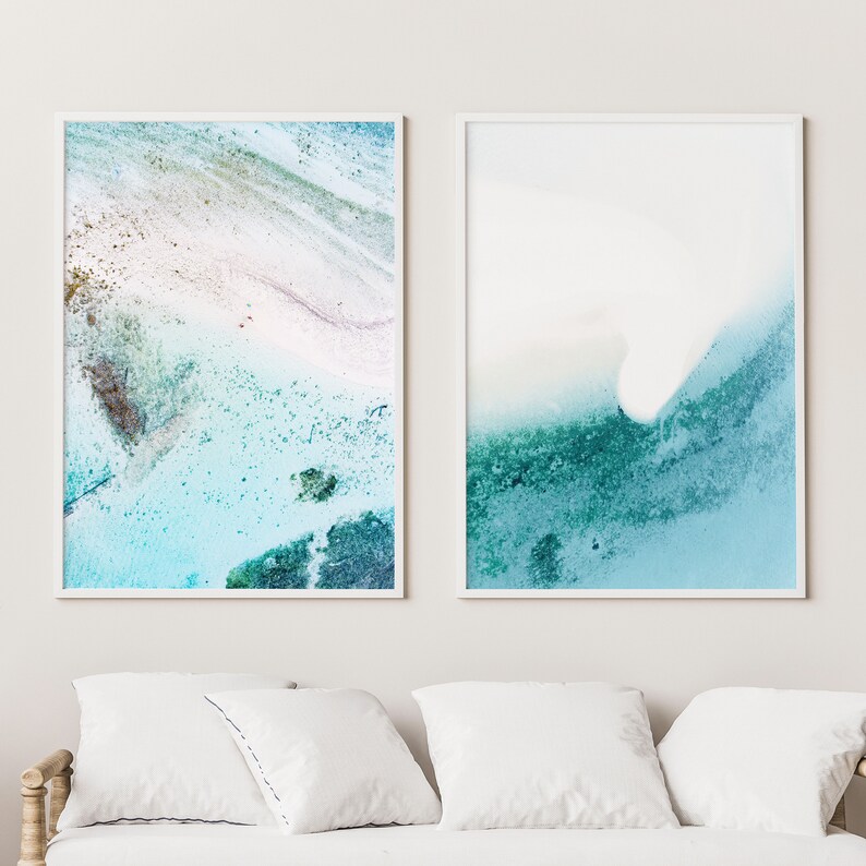 Ocean Beach Print Set of 2 Instant Art INSTANT DOWNLOAD Etsy UK