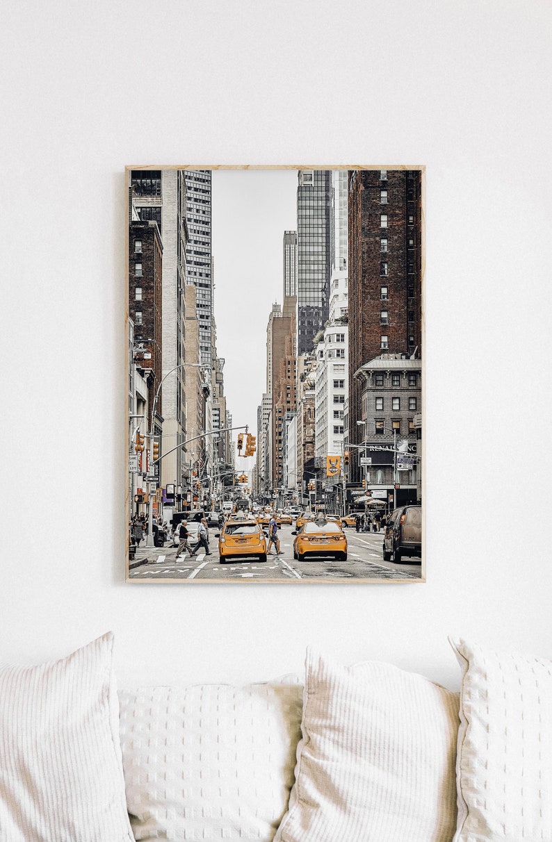 New York Print, Empire State Building New York, Cityscape Wall Art, City View Art Square, Photo Poster, Home Decor, Manhattan Wall Art image 7