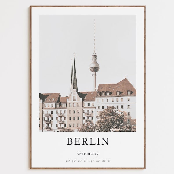 Germany City Print, Cityscape Wall Art, Photography Art, City View Art Square, Photo Poster, Home Decor Poster, Wall Art, Germany Poster