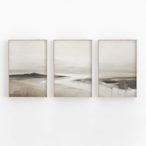 Abstract Art Print Set Modern Neutral Abstract Gallery Wall Art Set of 3 Nordic Prints Simple Abstract Art Scandinavian Printable Abstract