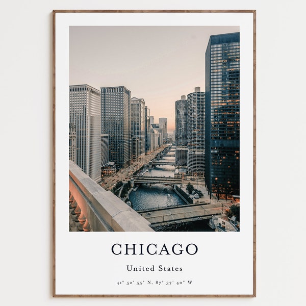 Chicago Prints, Chicago Poster, Chicago City Prints, Chicago Art,Chicago Photo, Photography Prints, Travel Poster Print, Digital Prints