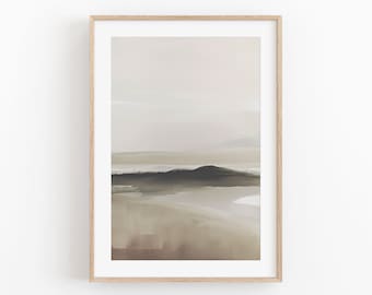 Abstract Watercolor Print: Modern Home Wall Decor (Digital Download)