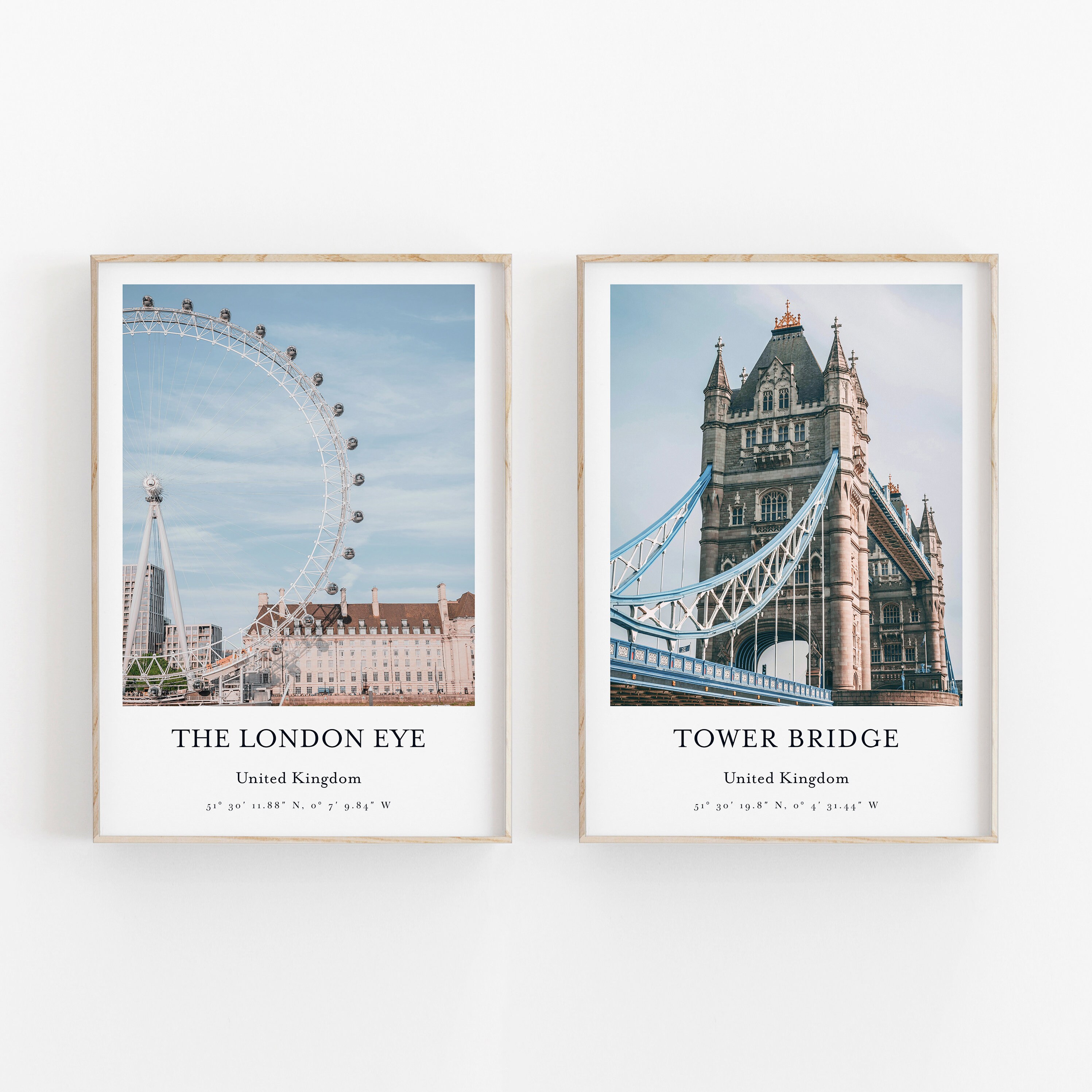 ロンドン　THE CONRAN SHOP　モノクロアート　フォト2枚セット ロンドン THE CONRAN SHOP モノクロアート フォト2枚セット