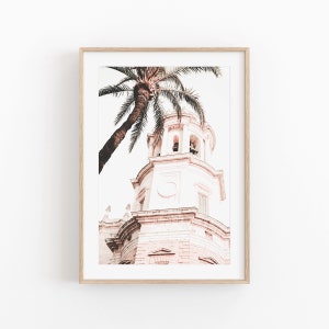 Barcelona City Print, landscape Wall Art, Photography Print, Landscape View, Art Square, Photo Poster, Spain Photography, Spain Wall Art