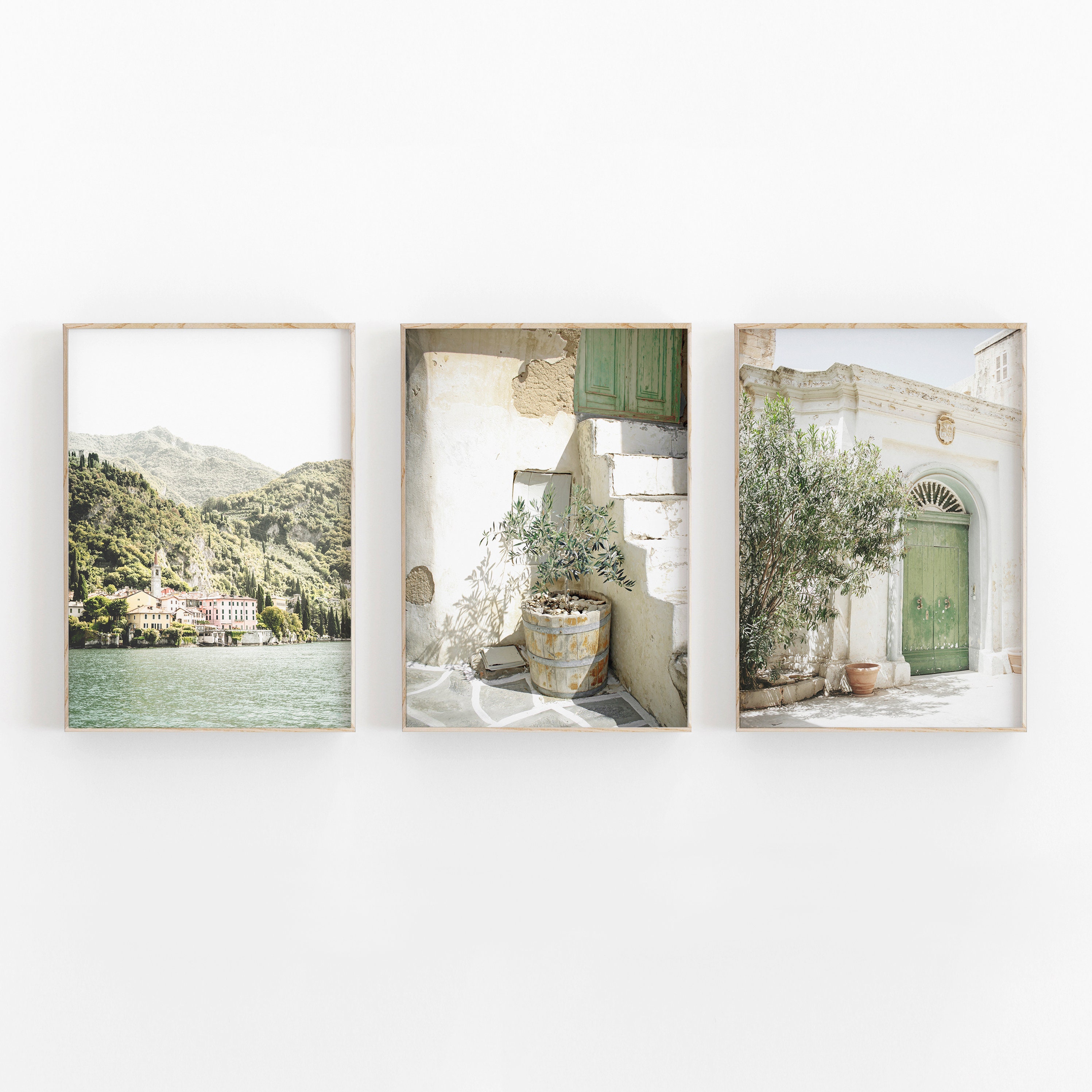 Italy City Print Set of 3 Travel Art Print Italy Art Print Etsy