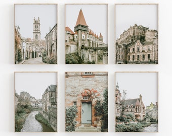 Edinburgh City Gallery Wall Art Prints: Scotland Architecture (Digital Download)