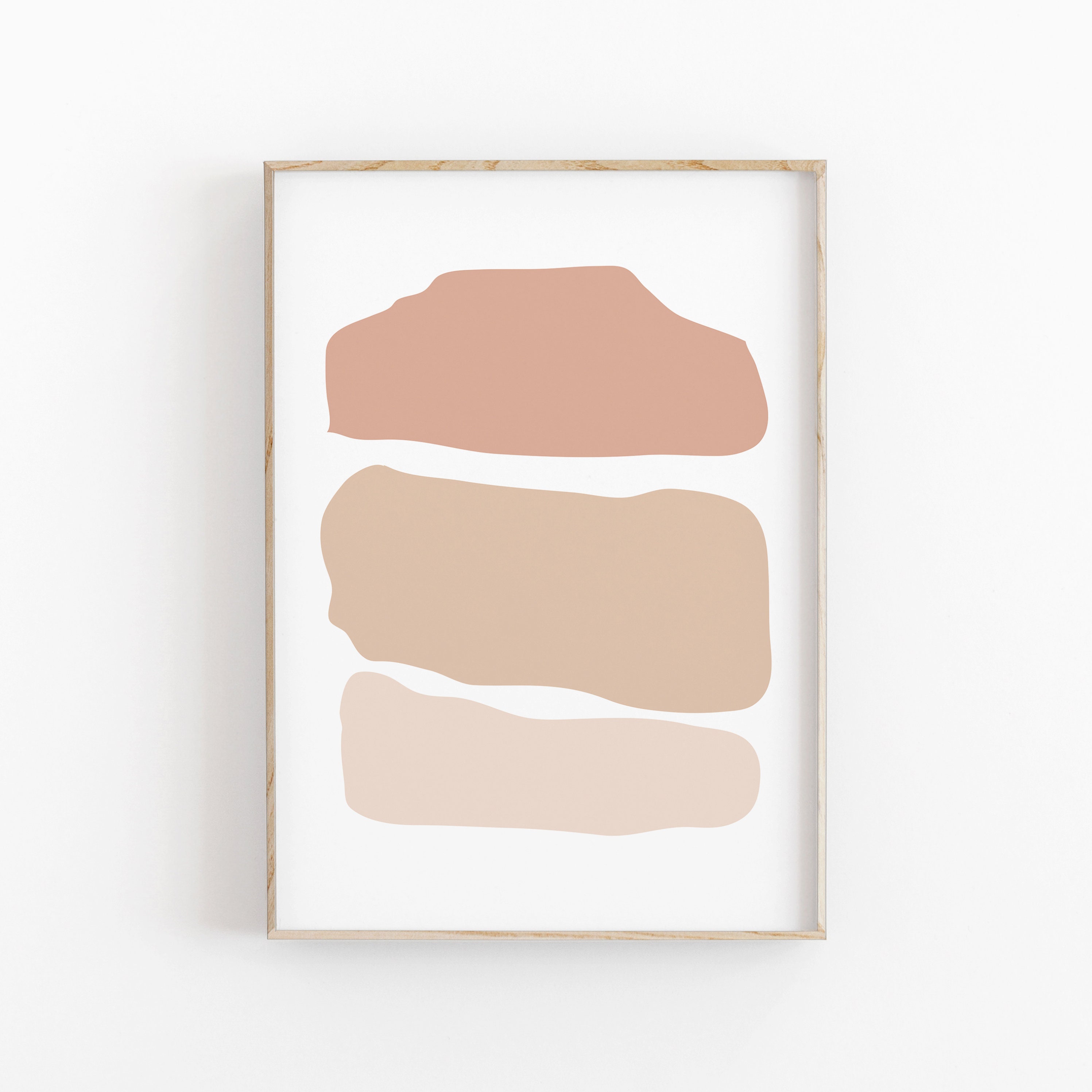 Beige Abstract Art Print: Modern Wall Decor (digital Download) - Etsy