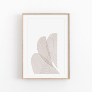 Abstrakter Druck, Instant Art, INSTANT DOWNLOAD, Modernes Minimalistisches Poster, druckbares Wanddekor, Line Art, Wanddekoration