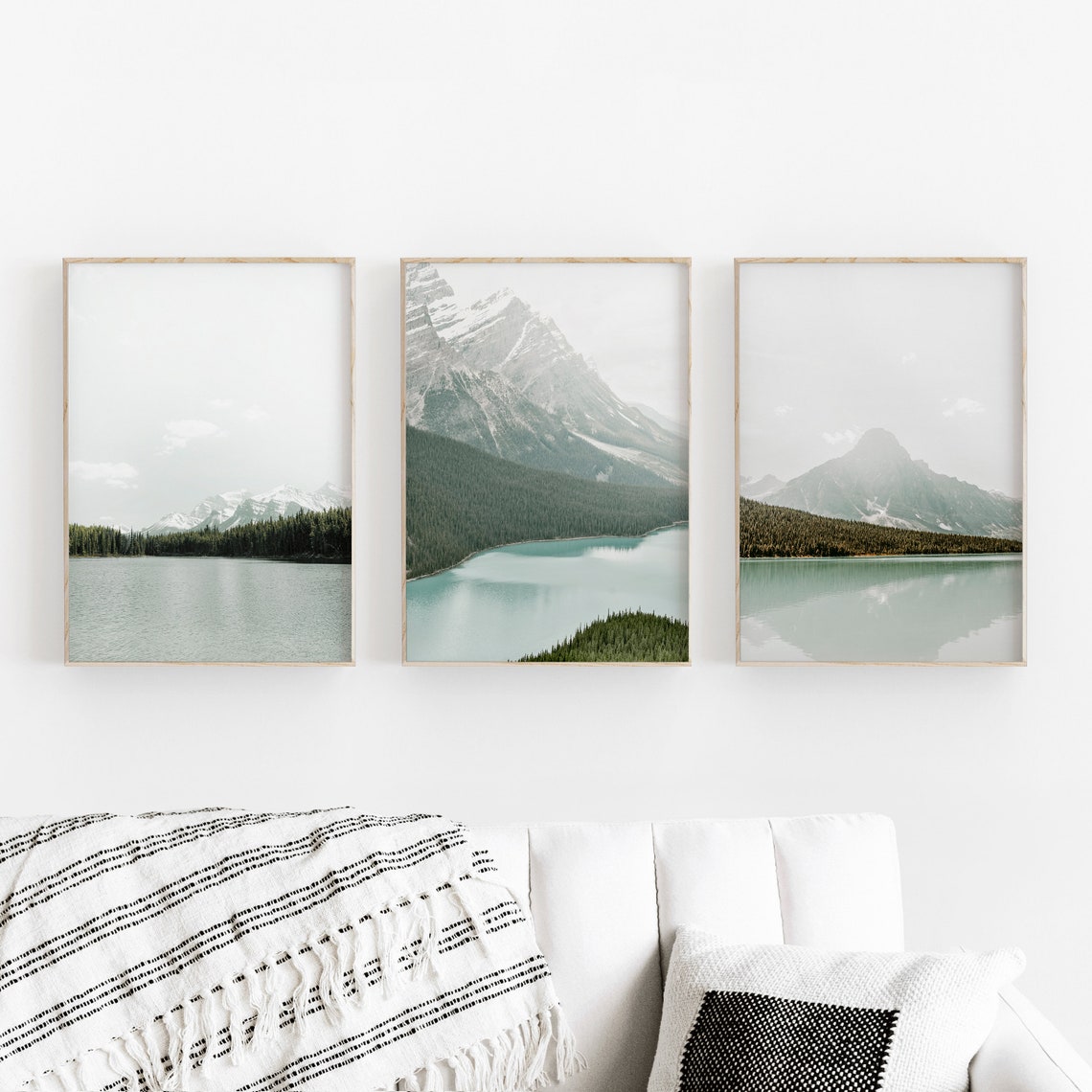 Canada Nature Print Set of 3 Travel Art Print Canada Farm Etsy