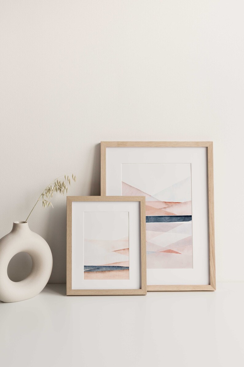 Abstract Art Print Watercolor Art Set of 2 Watercolor Abstract Watercolor Wall Art Watercolor Print Instant Art Watercolor Art Print