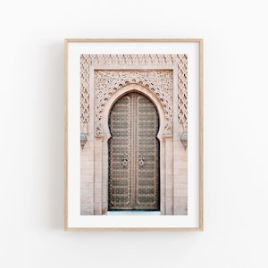 Moroccan Art Print, Instant Art, Boho Decor Door Print, Modern Minimalist Poster, Architecture Print, Arabic Door Printable Wall Art, Mosaic