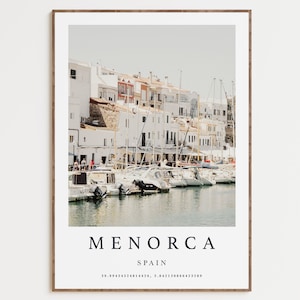 Menorca Spain Print, Aesthetic Poster, Office Wall Art, Menorca Island Poster, Aesthetic Poster, Office Wall Art, Spain Photography