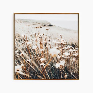 Nature Landscape Print, Wildflowers Print, Botanical Art Print, Modern Minimalist Poster, Home Decor, Wall Art Poster