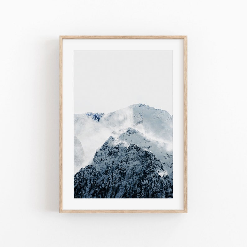 Nature Print Set of 3 Ocean Art National Park Modern Etsy