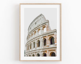 Italie Print, Cityscape Wall Art, Photographie Print, City View Art Square, Italie Poster, Rome Living Room Decor, Vérone Italie Photo Poster