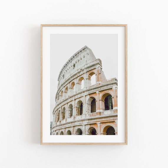 Rome Colosseum Print: Italy Cityscape Photography (Digital Download)