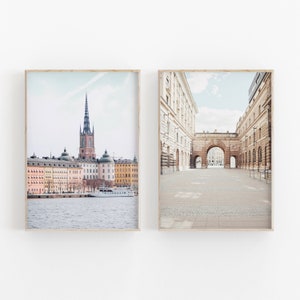 Sweden Set Of 2, Sweden Travel Gallery, Sweden City Print, Cityscape Wall Art, Travel Art Print, Nature Wall Art, Home Decor Poster, Print