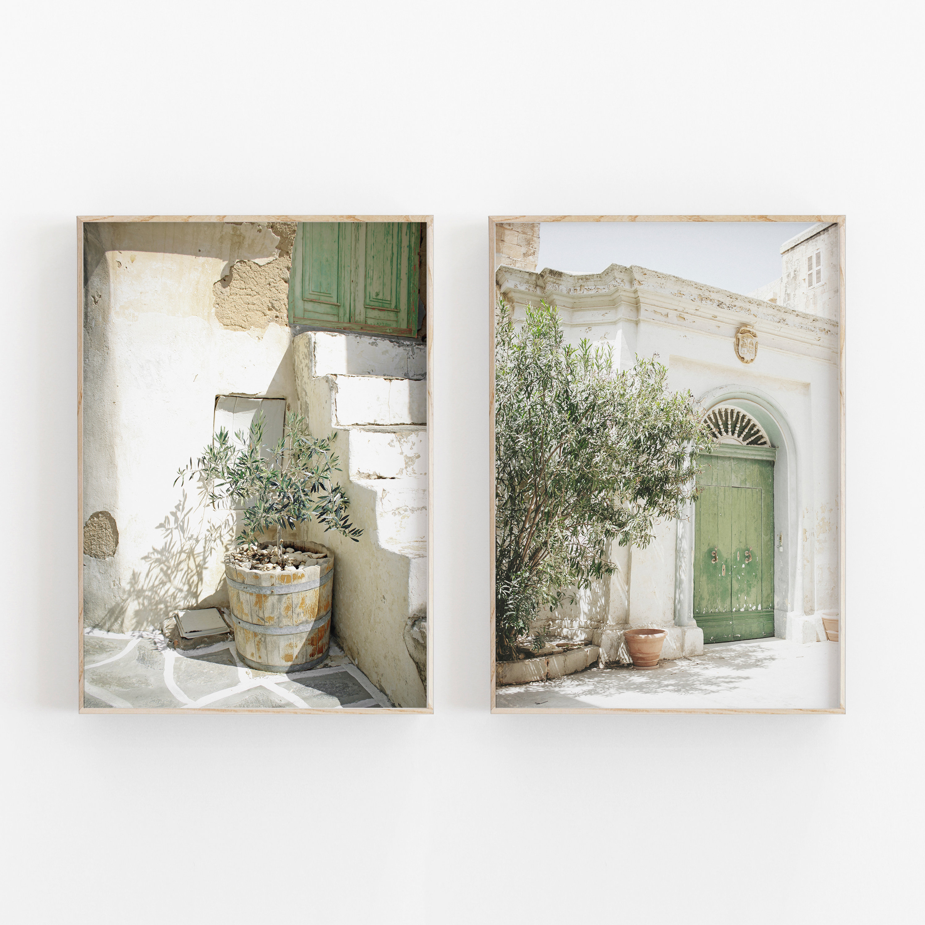 Italy Set of 2 Italy City Art Italy Wall Art Print Modern Etsy