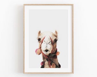 Bohemian Camel Art Print: Desert Animal Wall Art (Digital Download)