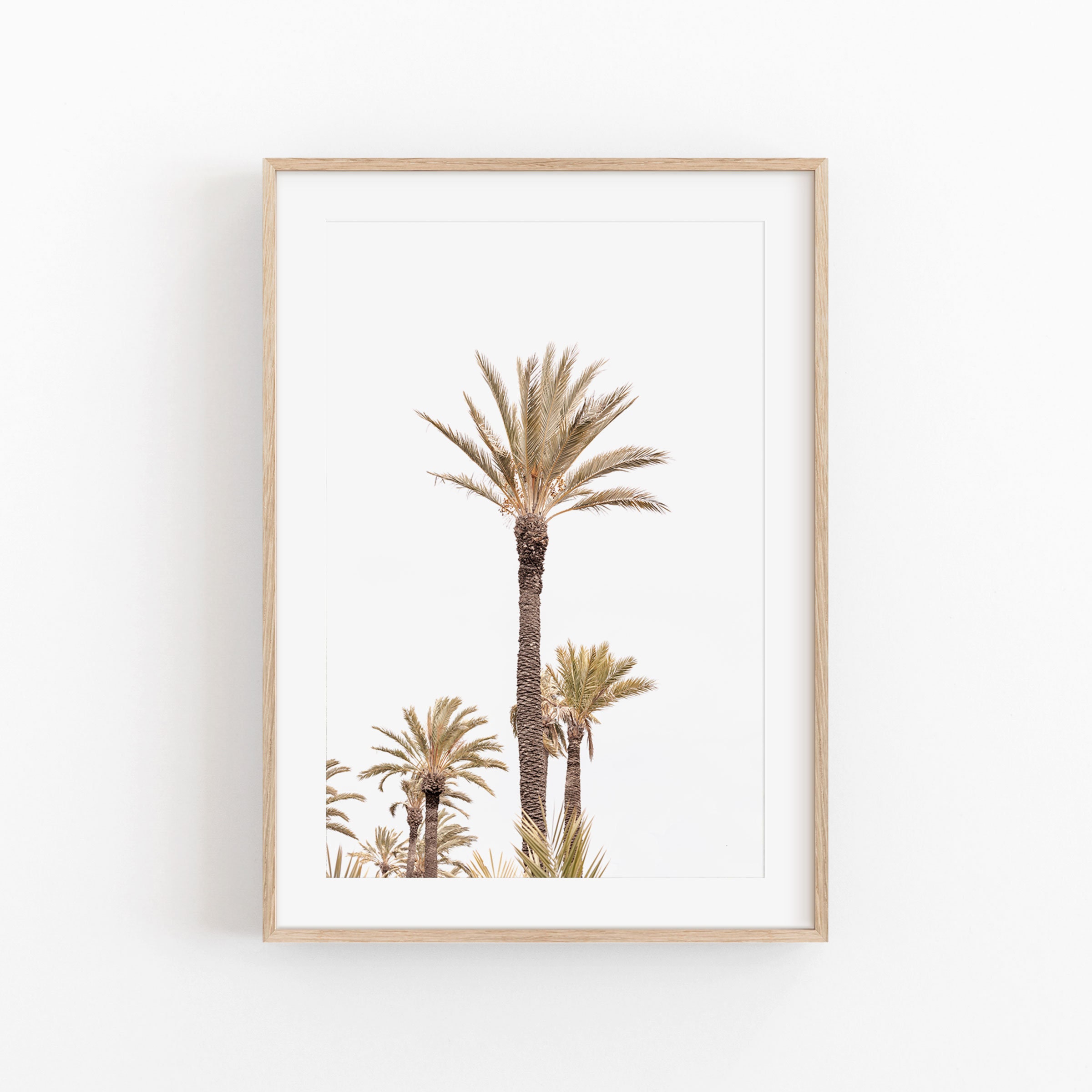 Minimalist Palm Tree Art Print: Tropical Wall Decor (digital Download ...