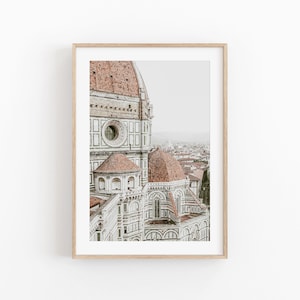 Italy  Print, Cityscape Wall Art, Photography Print, City View Art Square, Photo Poster, Florence Living Room Decor, Italy Photo Poster
