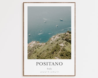 Positano Italy Photography Print: Amalfi Coast Wall Art (Digital Download)