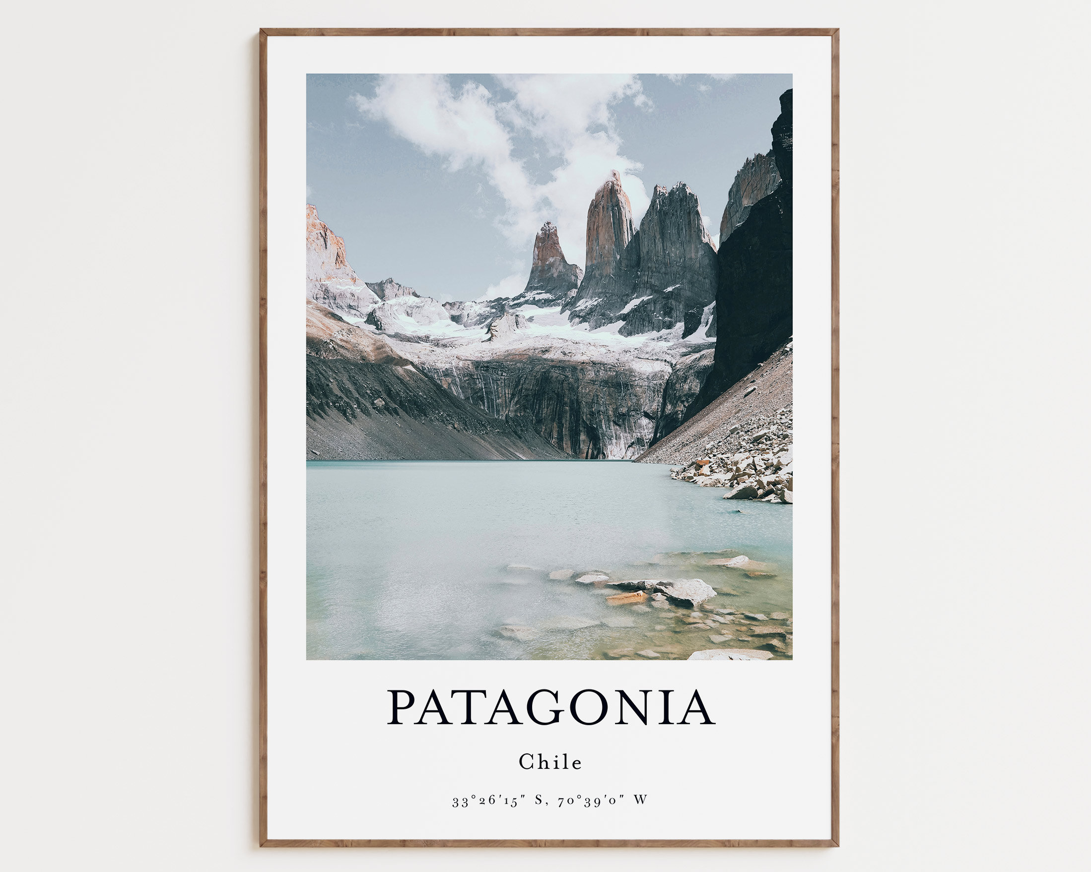 Amazon.co.jp: A4 額付き ポスターPatagonia パタゴニア Sunrise