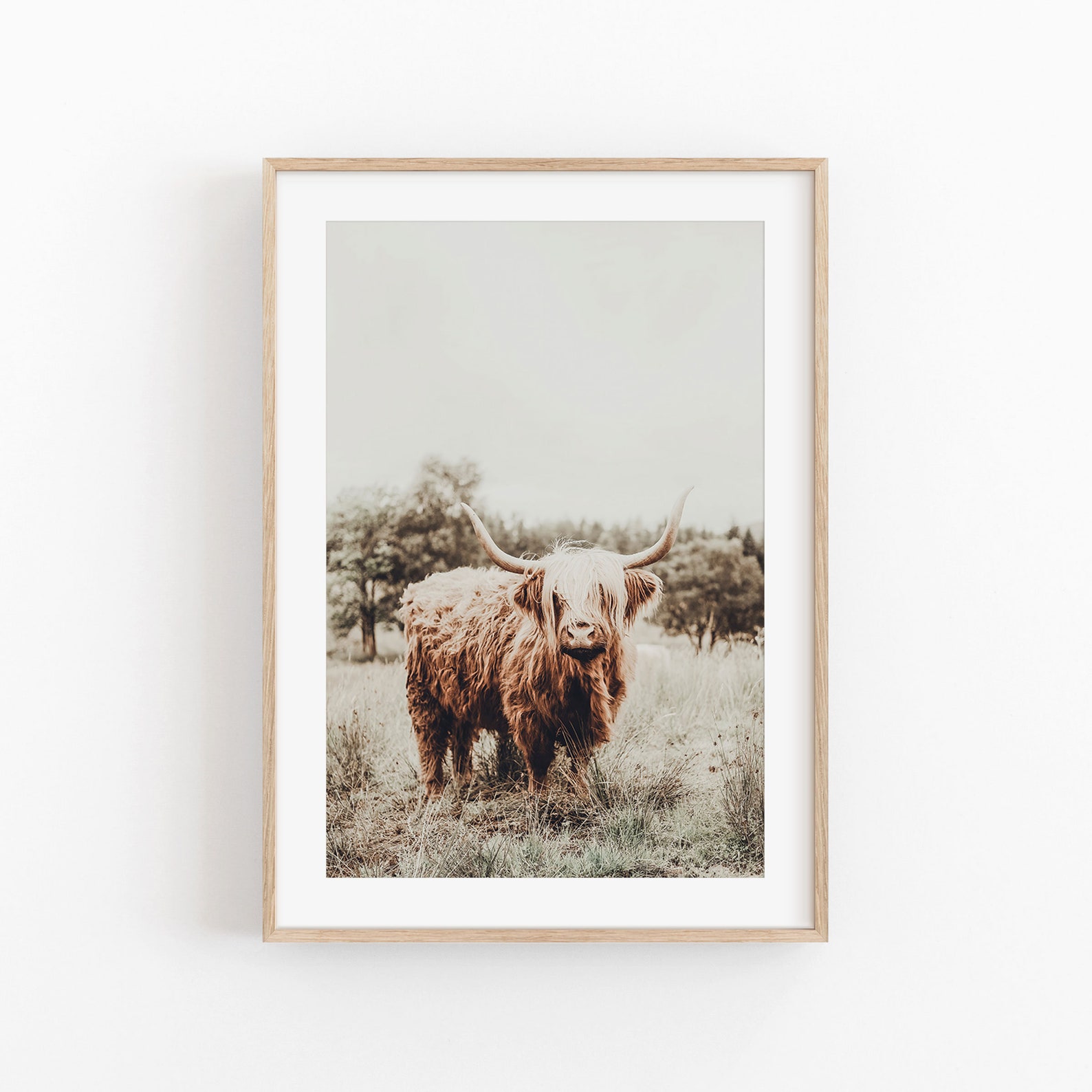 Rustic Farmhouse Gallery Wall Art Prints: Western Landscape Set ...