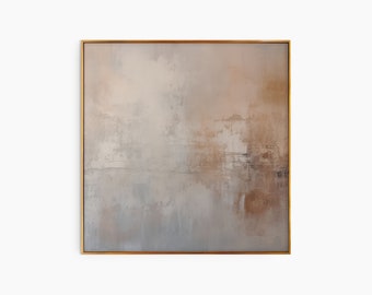 Modern Abstract Art Print: Neutral Minimalist Wall Decor (Digital Download)