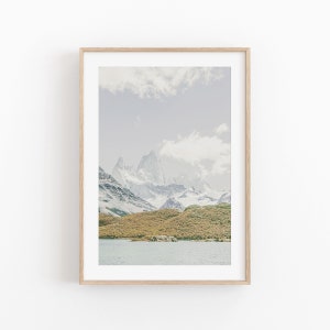 Nature Art Print, Instant Art, Patagonia Wall Art, Modern Minimalist Poster, Printable Wall Decor, Nature Wall Art, Nature Art Print, Nature