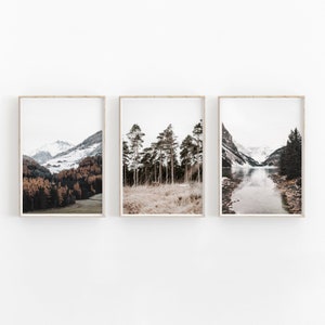 Natur Print 3er Set, Instant Art, INSTANT DOWNLOAD, modernes minimalistisches Poster, druckbare Wand-Dekor, Fotografie, Naturfotografie