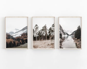 Natuurprint set van 3, instant kunst, INSTANT DOWNLOAD, moderne minimalistische poster, afdrukbare wanddecoratie, fotografie, natuurfotografie