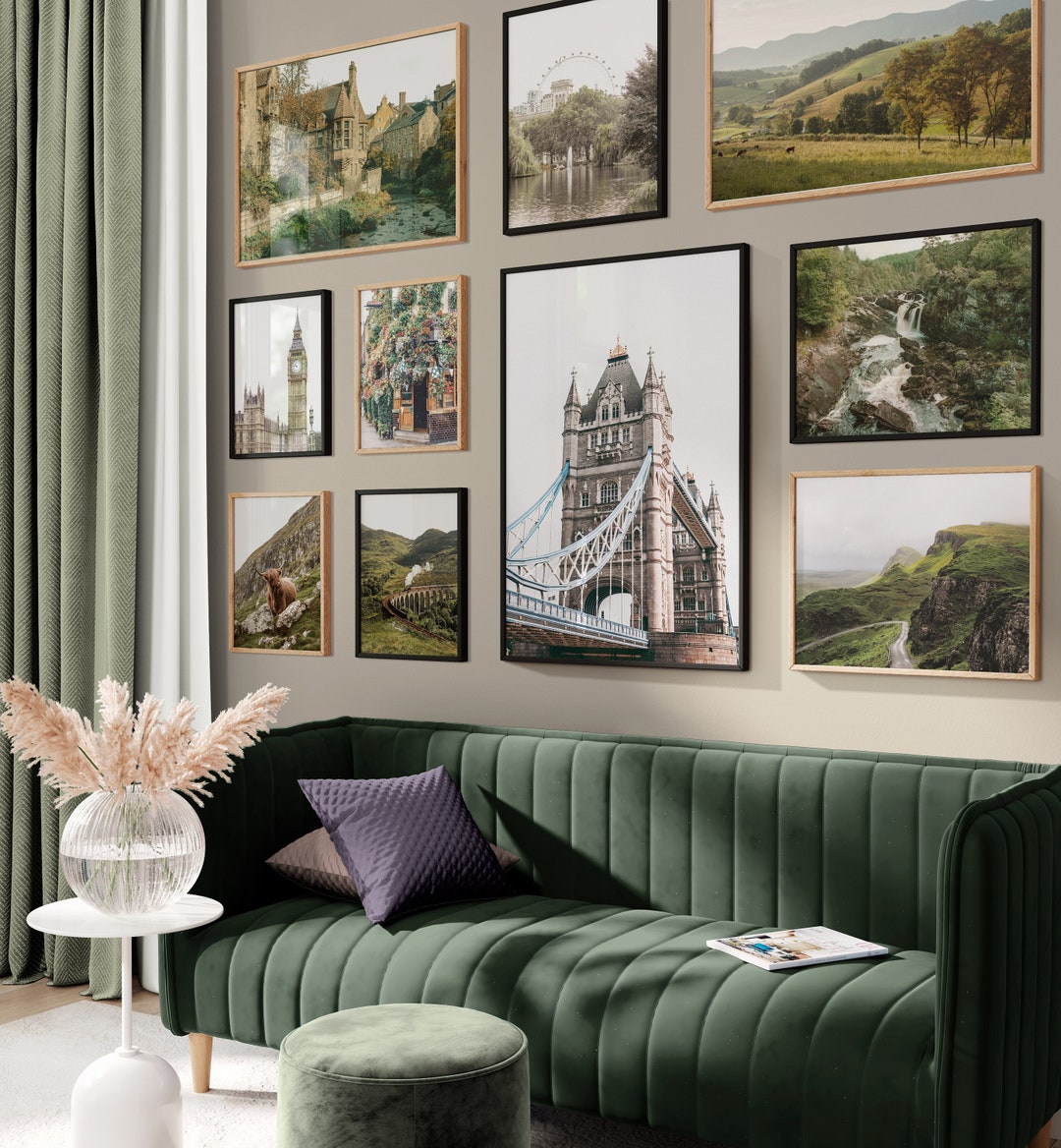 England Print, Gallery Wall Set 10, England Wall Art, London Poster ...