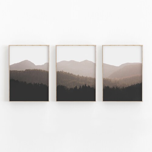 Wall Prints Set of 3 Printable Wall Art Photography Prints Etsy