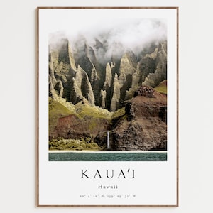 Kauai Print, Kauai Art Print, Kauai Hawaii, Kauai Wall Art, Kauai Poster, Kauai Photography, Hawaii Photography, Hawaii Print, Hawaii Art