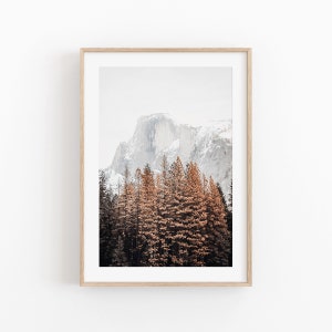 Mountain Print, Instant Art, INSTANT DOWNLOAD, Modern Minimalist Poster, Printable Wall Decor, Nature Poster, Nature Photography Pine tree