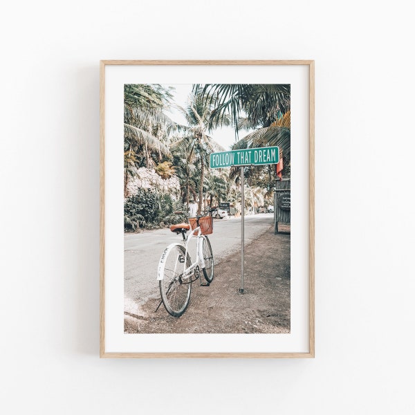 Travel Art Print, Instant Art, INSTANT DOWNLOAD, Modern Minimalist Poster, Printable Wall Decor, Travel Wall Art, Travel Art Print, Bike