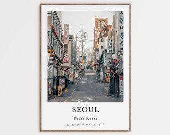 South Korea Print, South Korea Poster, Wall Art Print, South Korea Photo, Digital Art Print, Home Decor Poster, Soauth Korea Travel Print
