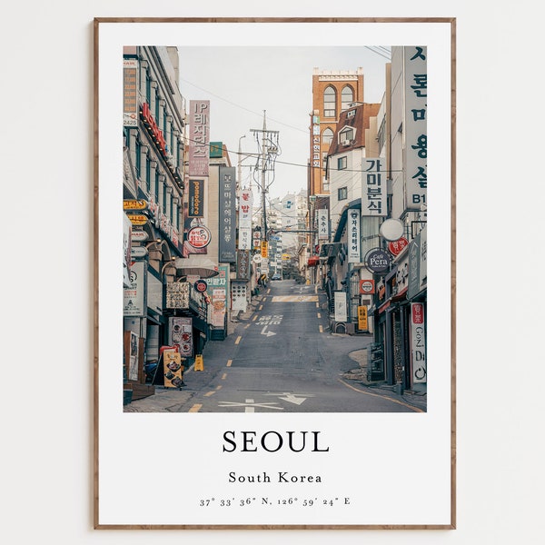 South Korea Print, South Korea Poster, Wall Art Print, South Korea Photo, Digital Art Print, Home Decor Poster, Soauth Korea Travel Print