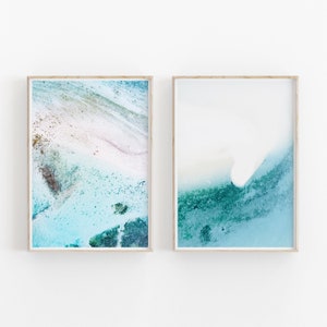 Ozean-Strand-Druck-Set von 2, Instant Art, INSTANT DOWNLOAD, moderne minimalistische Poster, druckbare Wand-Dekor, Küsten Druck, Ozean Fotografie