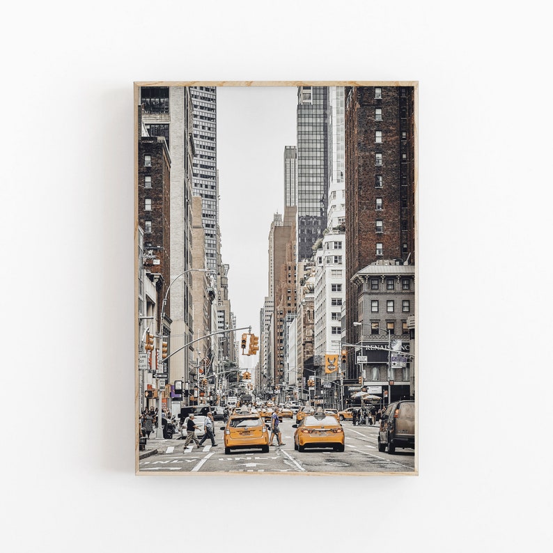 New York Print, Empire State Building New York, Cityscape Wall Art, City View Art Square, Photo Poster, Home Decor, Manhattan Wall Art image 5