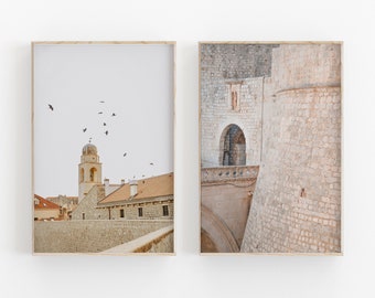 Dubrovnik Beach Print Set: Croatia Coastal Wall Art (Downloadable Print)