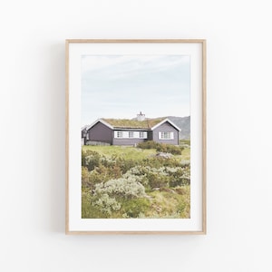 Norway Art City Print Cityscape Wall Art Photography Print, City View Art Square photo poster, Santorini Art Print, Norway Wall Art Poster